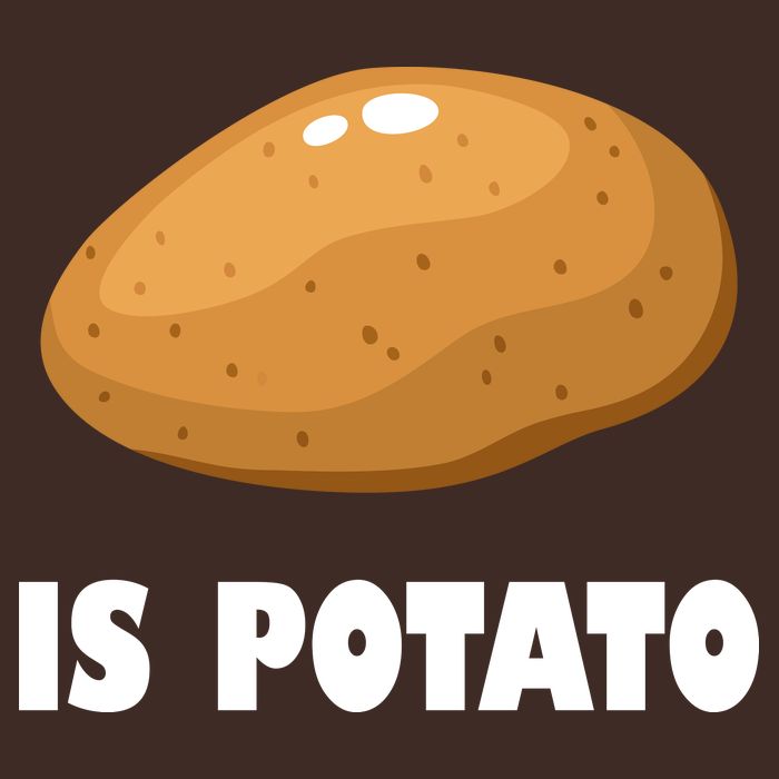 Is Potato Funny Meme Late Night Apron
