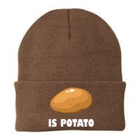 Is Potato Funny Meme Late Night Knit Cap Winter Beanie