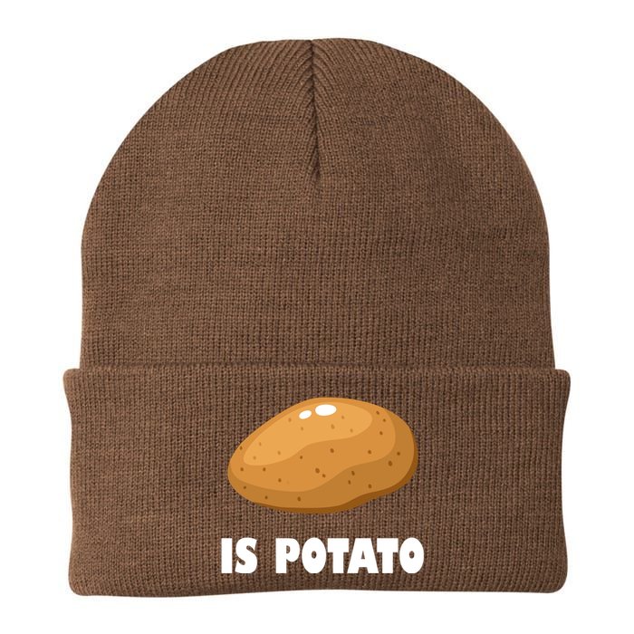 Is Potato Funny Meme Late Night Knit Cap Winter Beanie