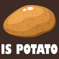 Is Potato Funny Meme Late Night Poster
