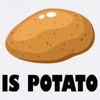 Is Potato Funny Meme Late Night Garment-Dyed Sweatshirt