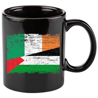 Ireland Palestine Flags Half Irish Half Palestinian 11oz C Handle Ceramic Mug