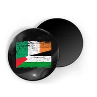Ireland Palestine Flags Half Irish Half Palestinian Magnet