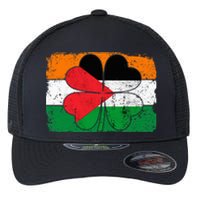 Irish Palestine Flag Ireland Shamrock St Patricks Day Flexfit Unipanel Trucker Cap