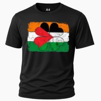 Irish Palestine Flag Ireland Shamrock St Patricks Day Cooling Performance Crew T-Shirt