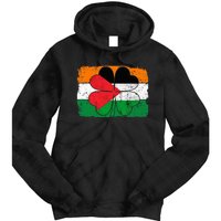 Irish Palestine Flag Ireland Shamrock St Patricks Day Tie Dye Hoodie