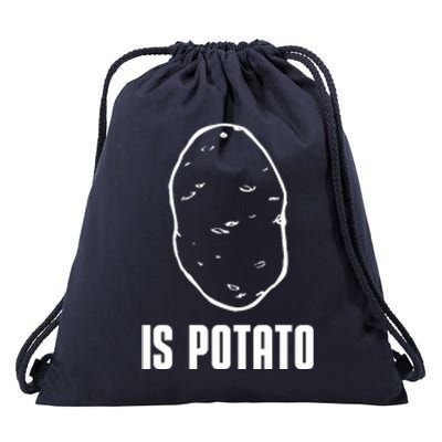 Is Potato Funny Potato Drawstring Bag