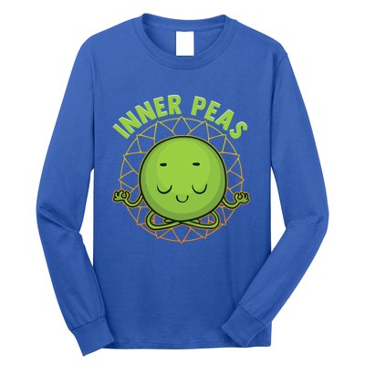 Inner Peas Funny Inner Peace Foodie Pun Meme Cute Gift Long Sleeve Shirt