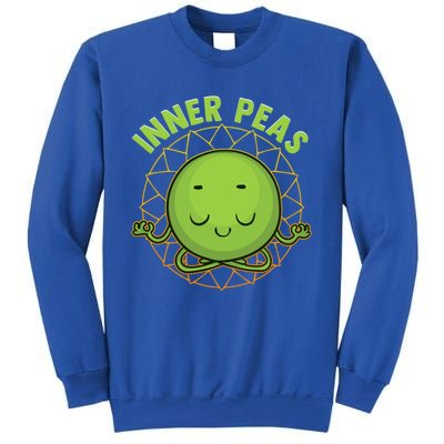 Inner Peas Funny Inner Peace Foodie Pun Meme Cute Gift Sweatshirt