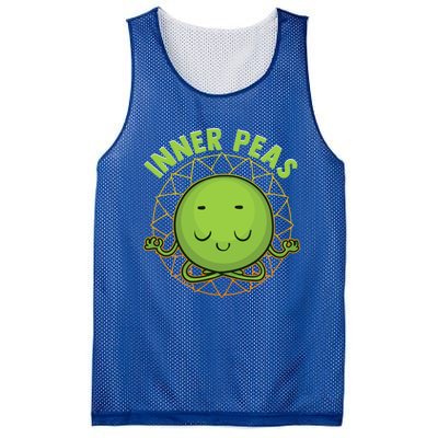 Inner Peas Funny Inner Peace Foodie Pun Meme Cute Gift Mesh Reversible Basketball Jersey Tank