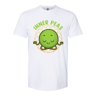 Inner Peas Funny Inner Peace Foodie Pun Meme Cute Gift Softstyle CVC T-Shirt