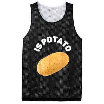 Is Potato Funny Tee As Seen On Late Night Mesh Reversible Basketball Jersey Tank