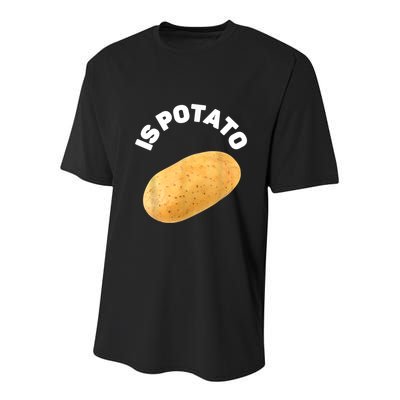 Is Potato Funny Tee As Seen On Late Night Youth Performance Sprint T-Shirt