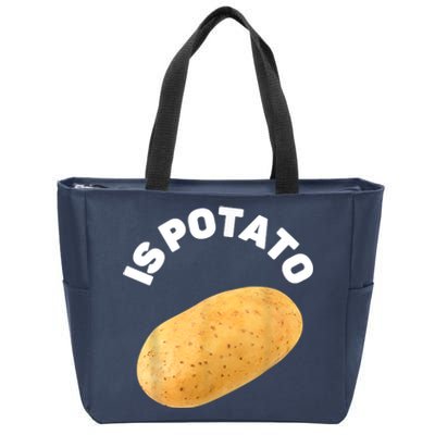 Is Potato Funny Tee As Seen On Late Night Zip Tote Bag