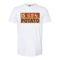 Is Potato Funny Retro Vintage IS POTATO Late Night Show Softstyle CVC T-Shirt