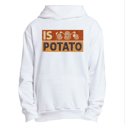 Is Potato Funny Retro Vintage IS POTATO Late Night Show Urban Pullover Hoodie