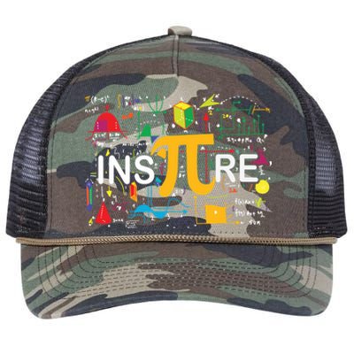 Inspire Pi Gift 3 14 Math Teacher Pi National Day Funny Gift Retro Rope Trucker Hat Cap