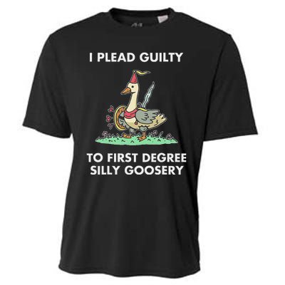 I Plead Guilty To F.I.R.S.T Degree Silly Goosery Apparel Cooling Performance Crew T-Shirt