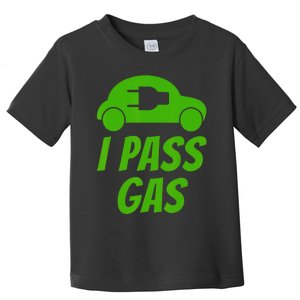 I Pass Gas Funny Electric Car pun EV driver joke Toddler T-Shirt