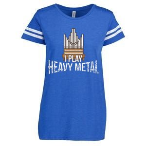 I Play Heavy Metal Church Organist Pipe Organ Player Enza Ladies Jersey Football T-Shirt