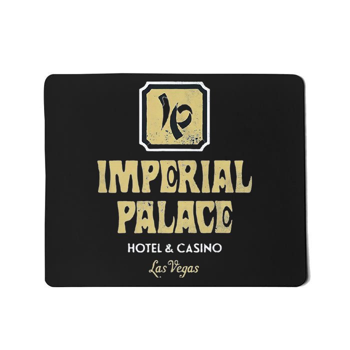 Imperial Palace Hotel Casino Vintage Sign Retro Las Vegas Mousepad