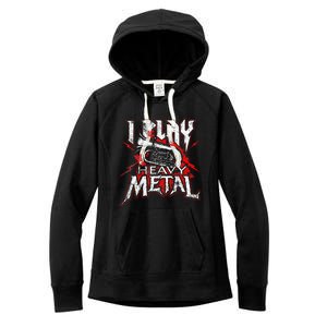 I Play Heavy Metal Tuba Player & Marching Band Women's Fleece Hoodie