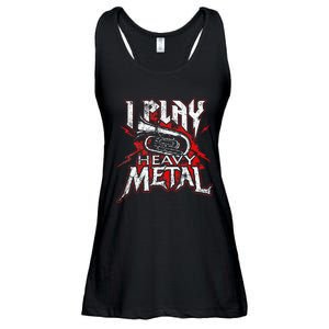 I Play Heavy Metal Tuba Player & Marching Band Ladies Essential Flowy Tank