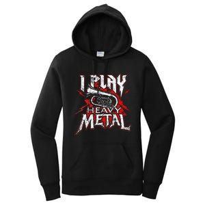 I Play Heavy Metal Tuba Player & Marching Band Women's Pullover Hoodie