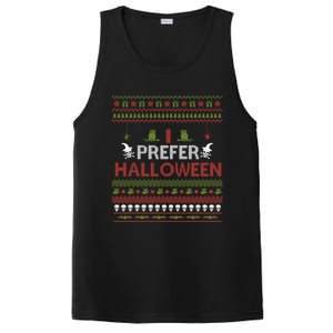 I Prefer Halloween Funny Ugly Christmas Awesome Gift PosiCharge Competitor Tank