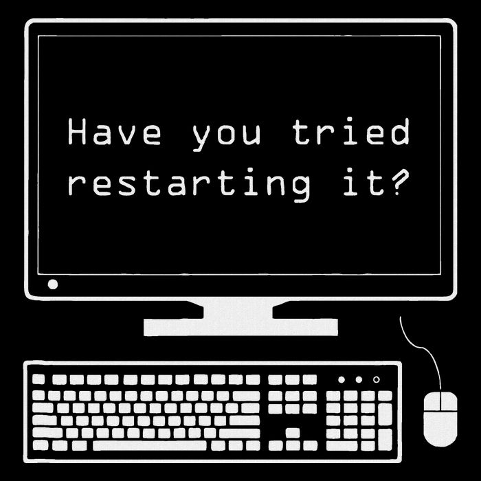 It Pro Have You Tried Restarting It Computer Help Desk Daily Commute Backpack