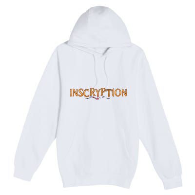 Inscryption Psychological Horror Card Game Halloween Scary Premium Pullover Hoodie