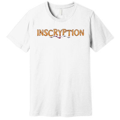 Inscryption Psychological Horror Card Game Halloween Scary Premium T-Shirt