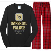 Imperial Palace Hotel Casino Vintage Sign Retro Las Vegas Long Sleeve Pajama Set