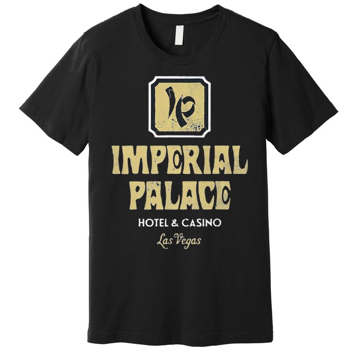 Imperial Palace Hotel Casino Vintage Sign Retro Las Vegas Premium T-Shirt