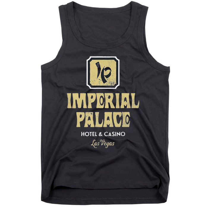 Imperial Palace Hotel Casino Vintage Sign Retro Las Vegas Tank Top