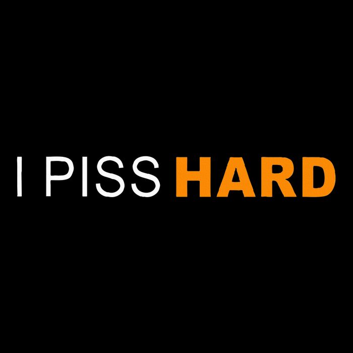 I Piss Hard Funny Meme Sarcasm Drawstring Bag