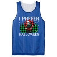 I Prefer Halloween Funny Christmas Skeleton Jumper Ugly Gift Mesh Reversible Basketball Jersey Tank