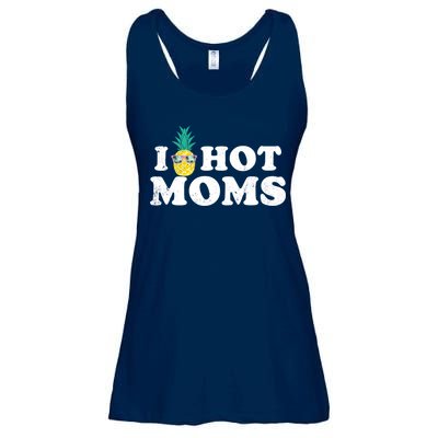 I Pineapple Hot Moms Upside Down I Heart Funny Swinger Ladies Essential Flowy Tank