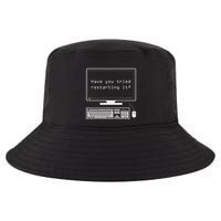 It Pro Have You Tried Restarting It Computer Help Desk Cool Comfort Performance Bucket Hat