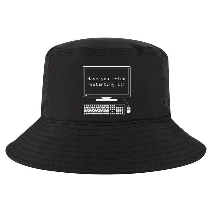 It Pro Have You Tried Restarting It Computer Help Desk Cool Comfort Performance Bucket Hat