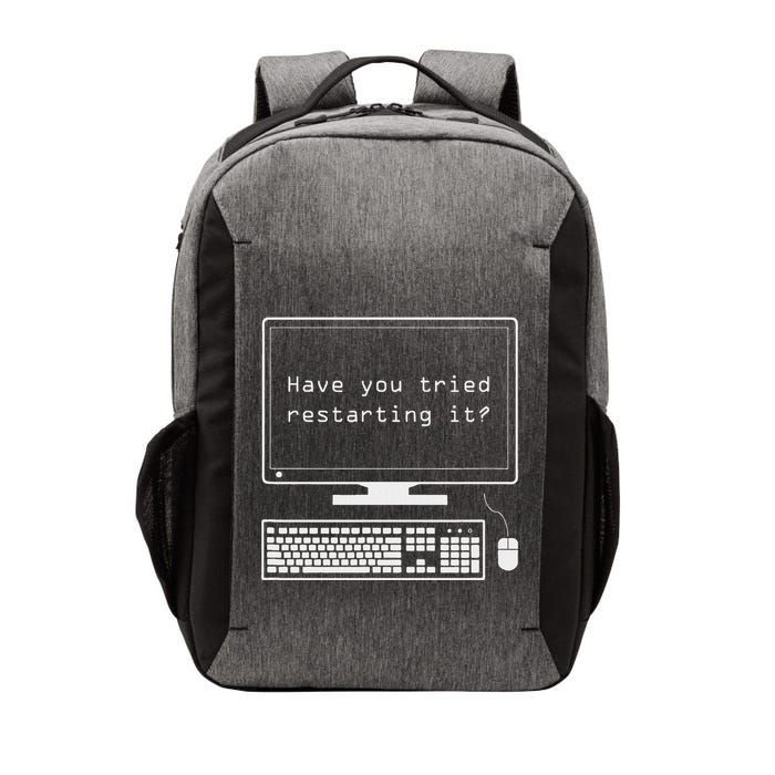 It Pro Have You Tried Restarting It Computer Help Desk Vector Backpack