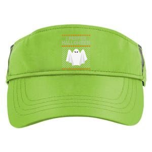 I Prefer Halloween Christmas Funny Funny Ugly Xmas Holiday Funny Adult Drive Performance Visor