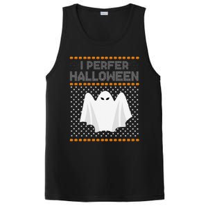 I Prefer Halloween Christmas Funny Funny Ugly Xmas Holiday Funny PosiCharge Competitor Tank