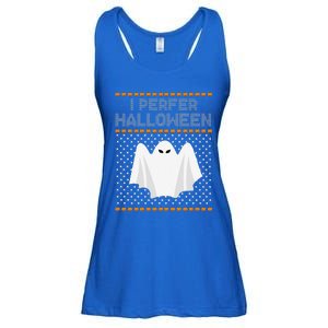 I Prefer Halloween Christmas Funny Funny Ugly Xmas Holiday Funny Ladies Essential Flowy Tank