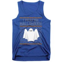 I Prefer Halloween Christmas Funny Funny Ugly Xmas Holiday Funny Tank Top