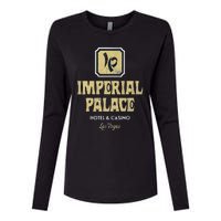 Imperial Palace Hotel Casino Vintage Sign Retro Las Vegas Womens Cotton Relaxed Long Sleeve T-Shirt