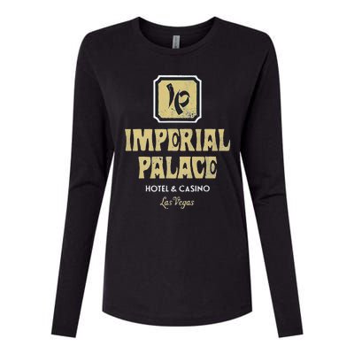 Imperial Palace Hotel Casino Vintage Sign Retro Las Vegas Womens Cotton Relaxed Long Sleeve T-Shirt