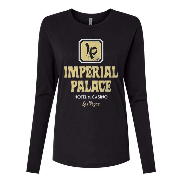 Imperial Palace Hotel Casino Vintage Sign Retro Las Vegas Womens Cotton Relaxed Long Sleeve T-Shirt