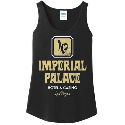 Imperial Palace Hotel Casino Vintage Sign Retro Las Vegas Ladies Essential Tank