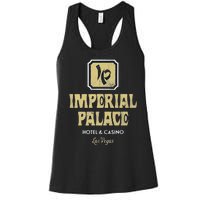 Imperial Palace Hotel Casino Vintage Sign Retro Las Vegas Women's Racerback Tank